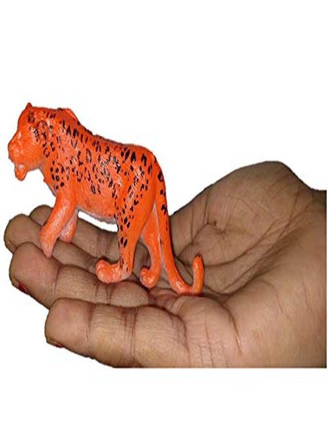 Mallexo مجسمات حيوانات الغابة الواقعية من ماليكسو، ألعاب حيوانات السفاري للأطفال، زينة كعكة مطاطية، مجموعة حيوانات برية أفريقية، لوازم حفلات للأطفال، هدايا أعياد ميلاد، مجموعة حيوانات مزرعة الغابة 12 قطعة - Image 4